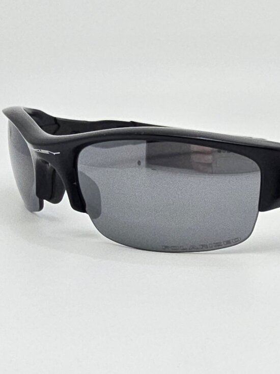 Oakley 12-900 Flak Jacket Jet Black Frame Polarized Black Iridium Sunglasses - Picture 1 of 15